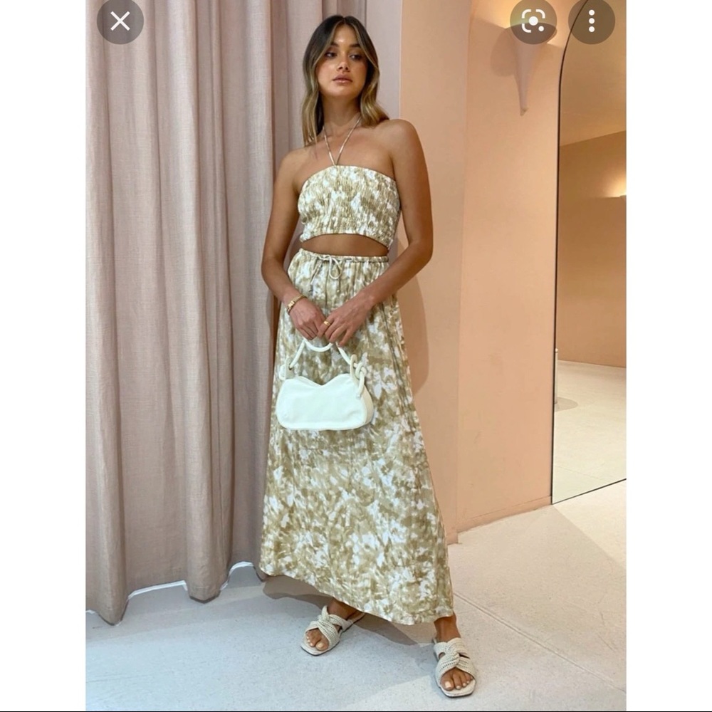 FAITHFULL THE BRAND MAXI SKIRT + TOP (FULL SET)